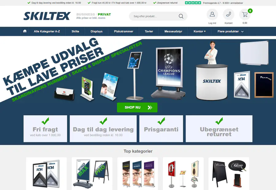 Skiltex forside
